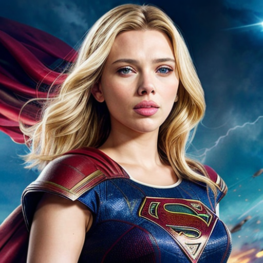 Scarlett Johansson: La elección perfecta para interpretar a Supergirl.