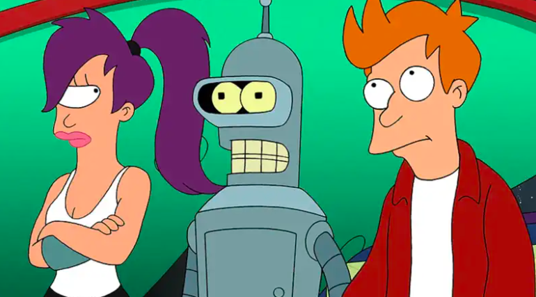 Futurama recargado, Fry, Leela y Bender regresan.