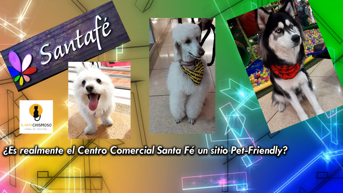 ¿Es realmente el centro comercial Santa Fe En Bogotá un sitio pet-friendly?