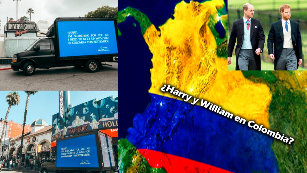 ¿Harry y William en Colombia?