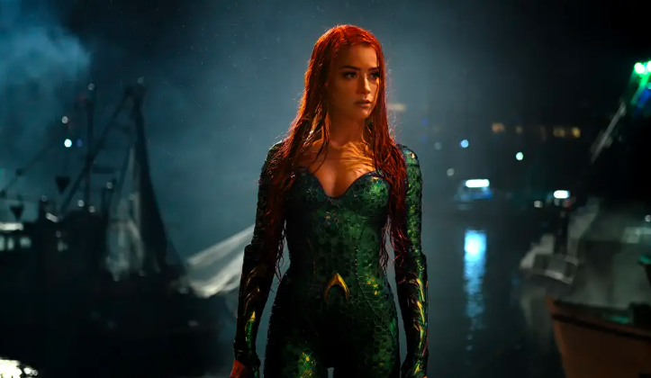 ¿Cuántos minutos sale Amber Heard en Aquaman 2?